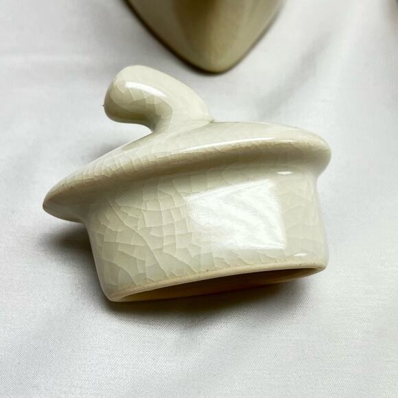 Michael Lambert Studio Dancing & Struttin Creamer & Sugar Set Signed Tan - Picture 8 of 15